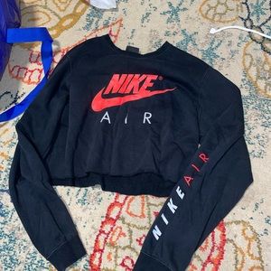 Nike air cropped sweatshirt